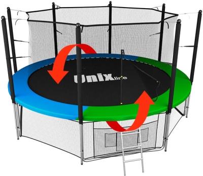 Батут UNIX Line Классик / Classic 10 ft (305 см) с внутренней защитной сеткой