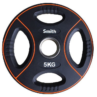 Диск полиуретановый 5кг. Smith Сила PUWP12