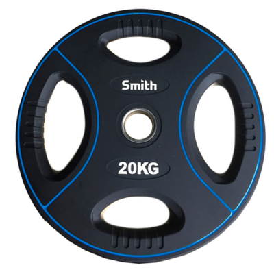 Диск полиуретановый 20кг. Smith Сила PUWP12