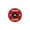 Диск бамперный соревновательный цветной Xmaster XMT-CBP-25KG