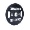 Диск тренировочный обрезиненный черный Xmaster XMT-XEBP-10KG