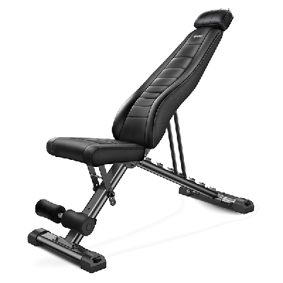 Скамья силовая, универсальная HYFIT, складная, черная D008