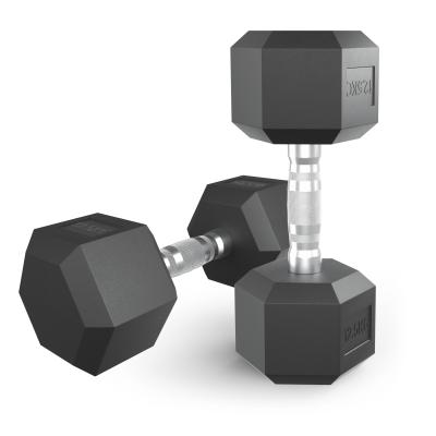 Гантель гексагональная UNIX Fit обрезиненная 12,5 кг, 2 шт.
