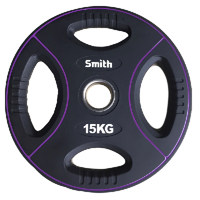 Диск полиуретановый 15кг. Smith Сила PUWP12