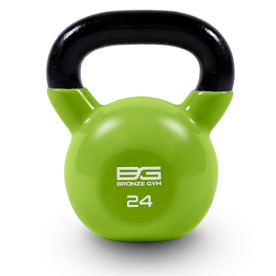 Гиря BRONZE GYM в виниловой оболочке 24 кг