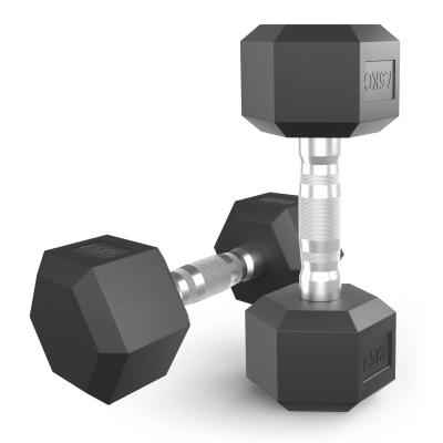 Гантель гексагональная UNIX Fit обрезиненная 7,5 кг, 2 шт.