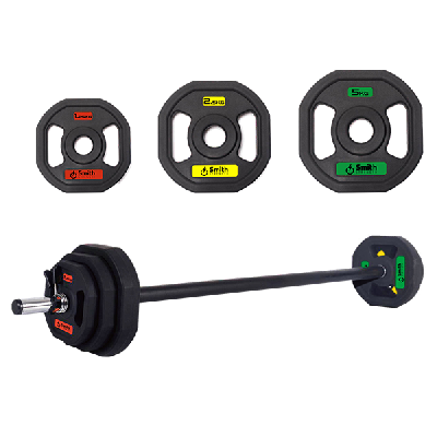 Штанга для аэробики с дисками (2x5kg /2x2.5kg /2x1.25kg) Smith Сила (Strength) PXPMS 05