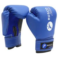 Перчатки боксёрские RuscoSport синие