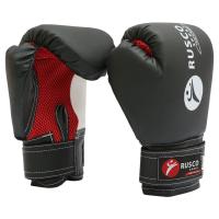 Перчатки боксёрские RuscoSport черные