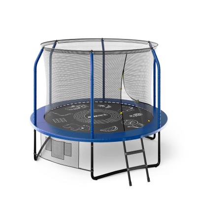 Батут UNIX Line Премиальный с играми / Supreme Game 8 ft (244 см) синий