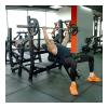 Скамья для жима наклонная Protrain PP142 (черный с желтыми частями) — купить в Туле в магазине тренажеров ArtRelax