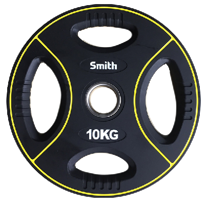Диск полиуретановый 10кг. Smith Сила PUWP12