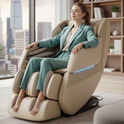 Просторное массажное кресло FUJIMO 氣 DISCOVERY 3D XL Бежевый