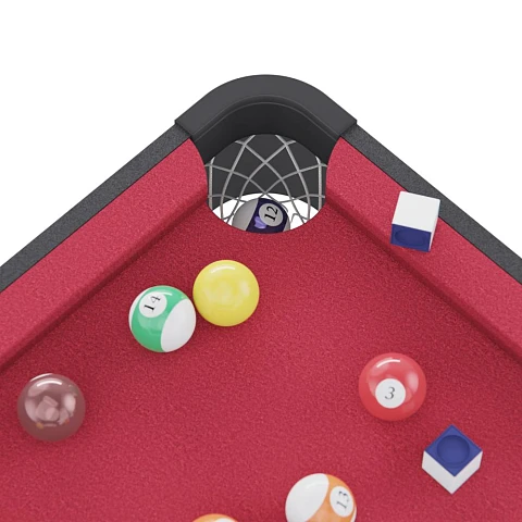 Игровой стол - бильярд DFC 54" 135 x 65 см, красный