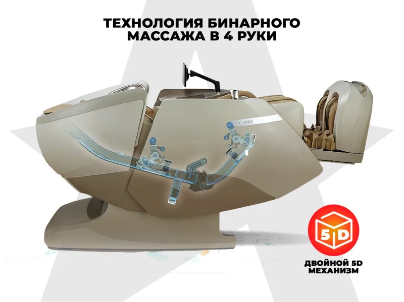 Массажное кресло OGAWA ЗЕНИТ | Zenith 5D Перламутр
