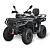 Бензиновый квадроцикл WHITE SIBERIA BARS 320CC PRO (черный)