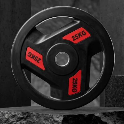Диск обрезиненный c хватом UNIX Fit PRO 25 кг, 51 мм, 1 шт.