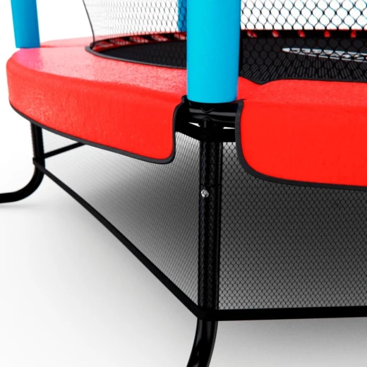 Батут детский DFC SMRKIDS 55" с сеткой, RED купить в Туле по низкой цене