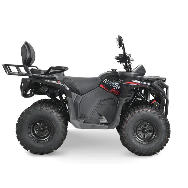 Бензиновый квадроцикл WHITE SIBERIA BARS 320CC PRO (черный)