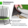 Батут UNIX Line НЛО / UFO 12 ft (366 см) зеленый купить в Туле по низкой цене