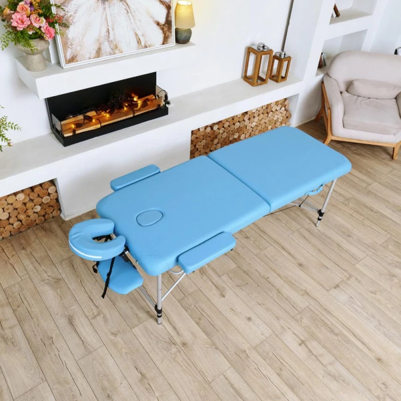 Массажный стол DFC NIRVANA Elegant, 186 x 70 см, голубой