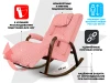 Массажное кресло-качалка FUJIMO Time2Chill TEDDY Розовый купить в Туле