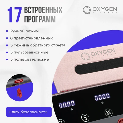 Беговая дорожка домашняя OXYGEN FITNESS M-CONCEPT SPORT (Soft Pink) купить в Туле
