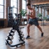 Стойка для хромированных гантелей UNIX Fit DumRack 10 PRO черный