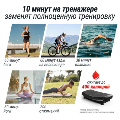 Виброплатформа UNIX Fit усиленная Boost 4D Black купить в Туле