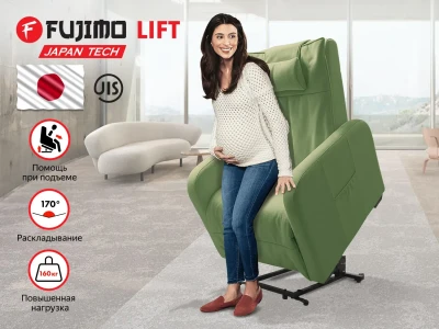 Кресло-реклайнер электрический с подъемом FUJIMO LIFT CHAIR цвет на заказ купить в Туле