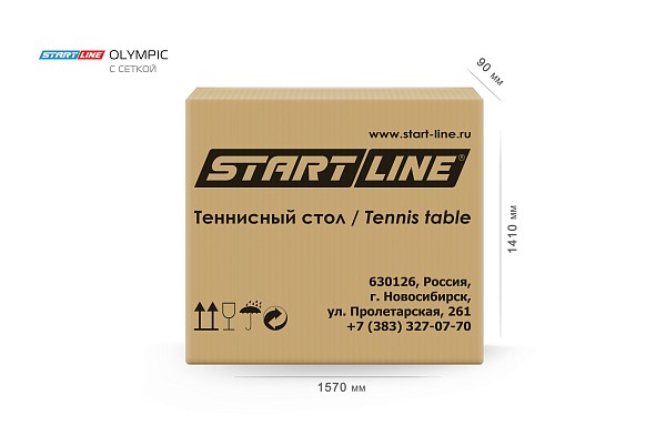 Стол теннисный Olympic с сеткой Black