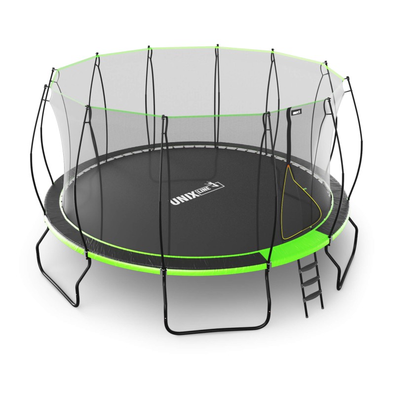 Батут UNIX Line НЛО / UFO 16 ft (488 см) зеленый купить в Туле по низкой цене