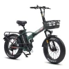 Электровелосипед WHTE SIBERIA SLAV PRO 1000W (матовый зеленый) — купить в Туле