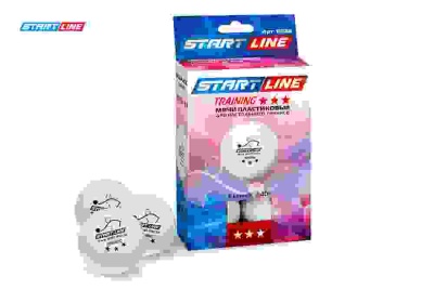 Мячи Start line Training 3* New (6 шт, бел.)