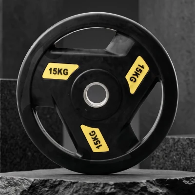 Диск обрезиненный c хватом UNIX Fit PRO 15 кг, 51 мм, 1 шт.
