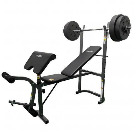 Скамья под штангу с опциями DFC GOZONE GZE-2201 со штангой и дисками в комплекте купить в Туле | ArtRelax