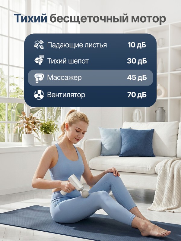 Перкуссионный массажер для тела, шеи и спины DFC YESOUL купить в Туле