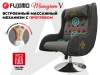 Дизайнерское кресло FUJIMO Monogram Coal Steel