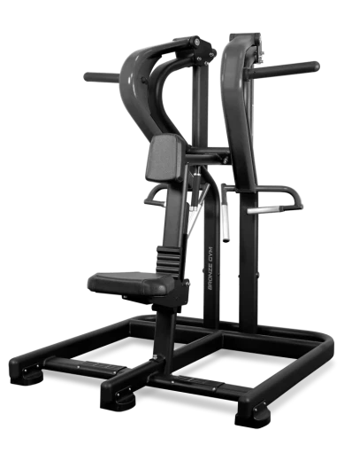 Горизонтальная тяга BRONZE GYM PL-1702, черный