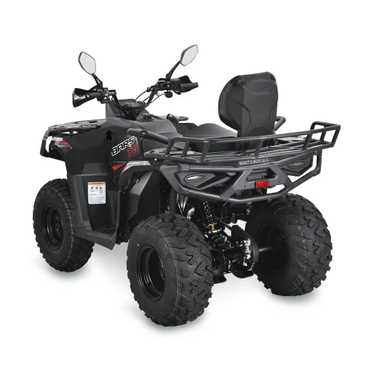 Бензиновый квадроцикл WHITE SIBERIA BARS 320CC PRO (черный)