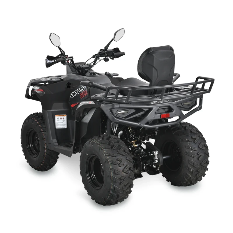 Бензиновый квадроцикл WHITE SIBERIA BARS 320CC PRO (черный)