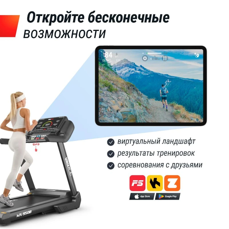 Беговая дорожка UNIX Fit MX-950B купить в Туле