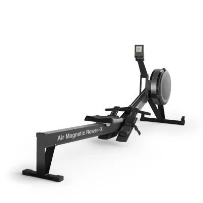 Гребной тренажер UNIX Fit Air воздушно-магнитный / Magnetic Rower-X черный