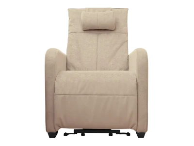 Кресло-реклайнер FUJIMO LIFT CHAIR Ваниль — электрический подъём, массаж, купить
