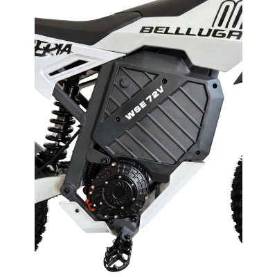 Электромотоцикл WHITE SIBERIA BELLLUGA 02 6000W (Белый)