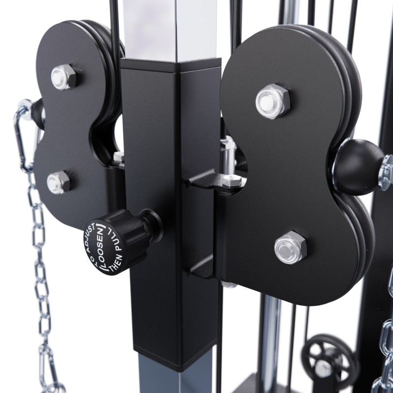 Кроссовер DFC D1003, стек 66 кг – тренажер для дома и зала