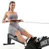 Гребной тренажер UNIX Fit Air Rower-X с аэродинамической нагрузкой, черный — купить в Туле в магазине тренажеров