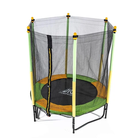 Батут DFC JUMP KIDS 55" зелено-желтый