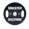 Диск тренировочный обрезиненный черный Xmaster XMT-XEBP-10KG