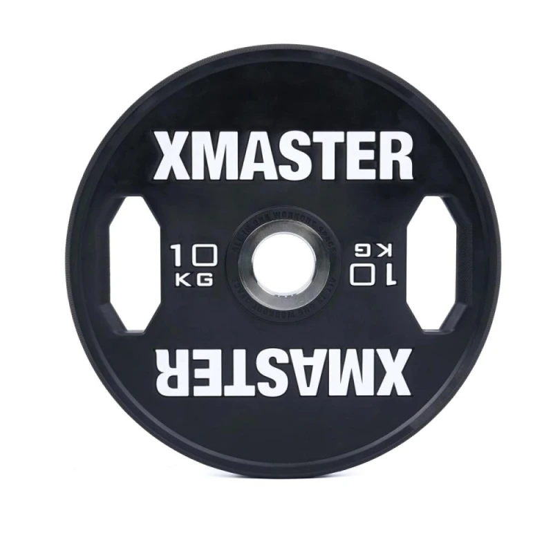 Диск тренировочный обрезиненный черный Xmaster XMT-XEBP-10KG